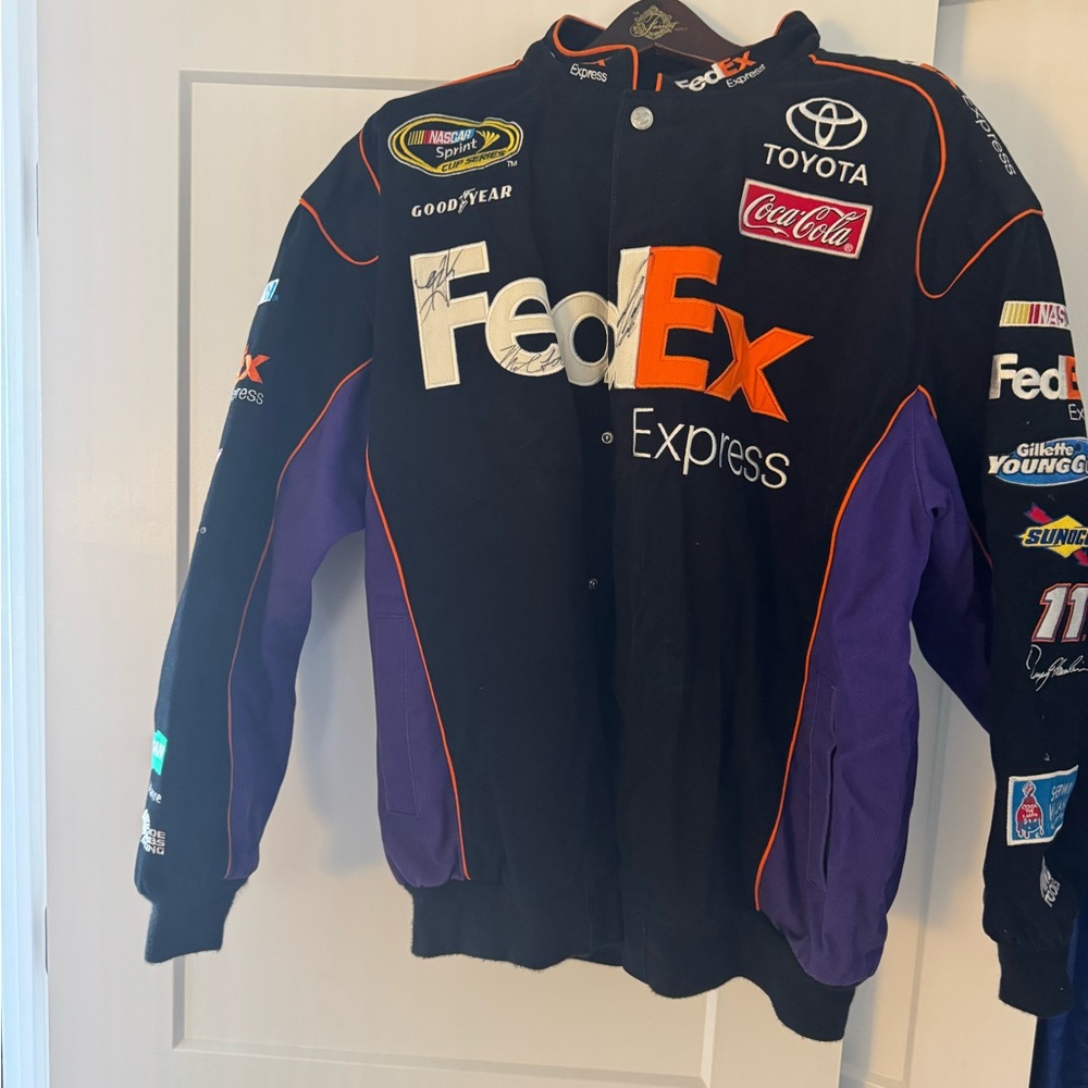 Chase Authentics Black and Purple Racing Jacket